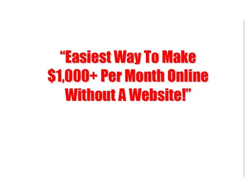 Product picture Make #1,000+ Per Day Without A Website!